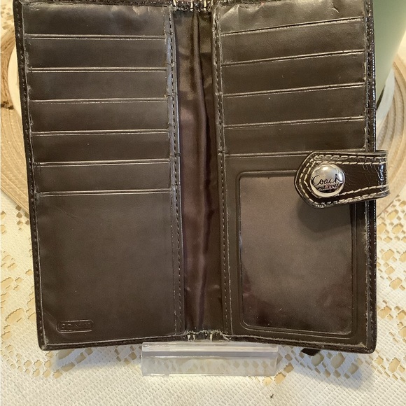 Coach Tan and Brown Signature Wallet - Picture 3 of 3